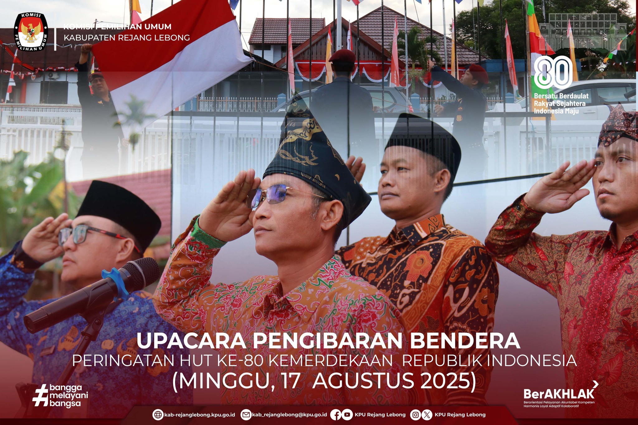 Upacara Bendera Memperingati Kemerdekaan Republik Indonesia yang ke-80
