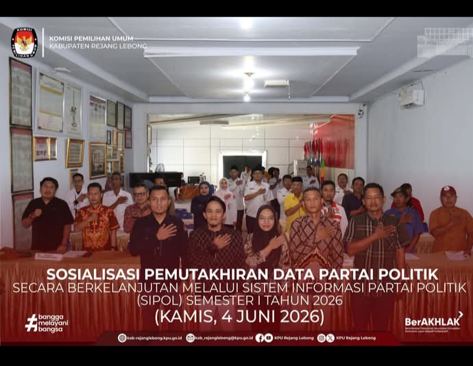Sosialisasi Pemuktahiran Data Partai Politik