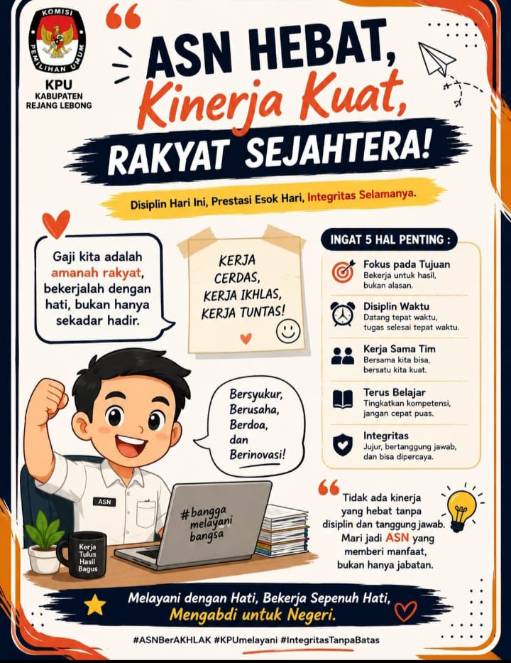 ASN Hebat, Kinerja Kuat,Rakyat Sejahtera