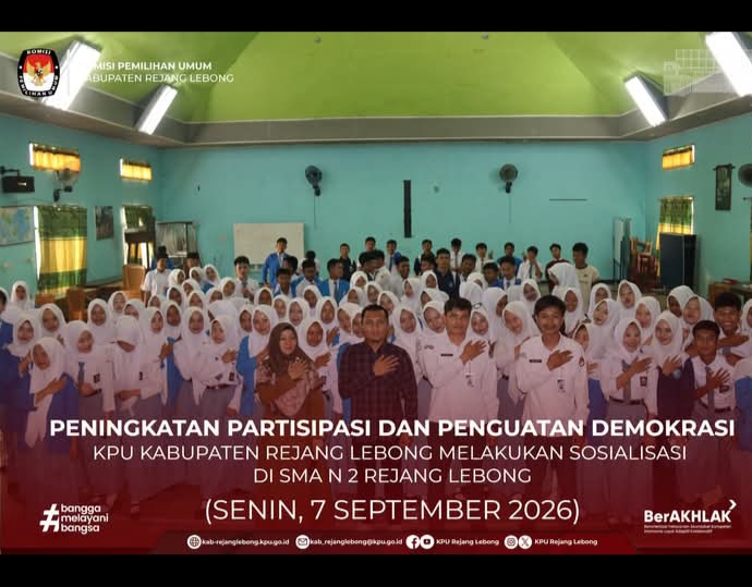 Sosialisasi Peningkatan Partisipasi dan Penguatan Demokrasi di SMA Negeri I Curup