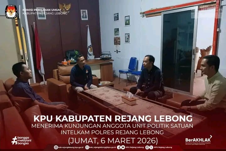 Penerimaan Kunjungan Anggota Unit Politik Satuan Intelkam Polres Rejang Lebong Jum'at 6 Maret 2026