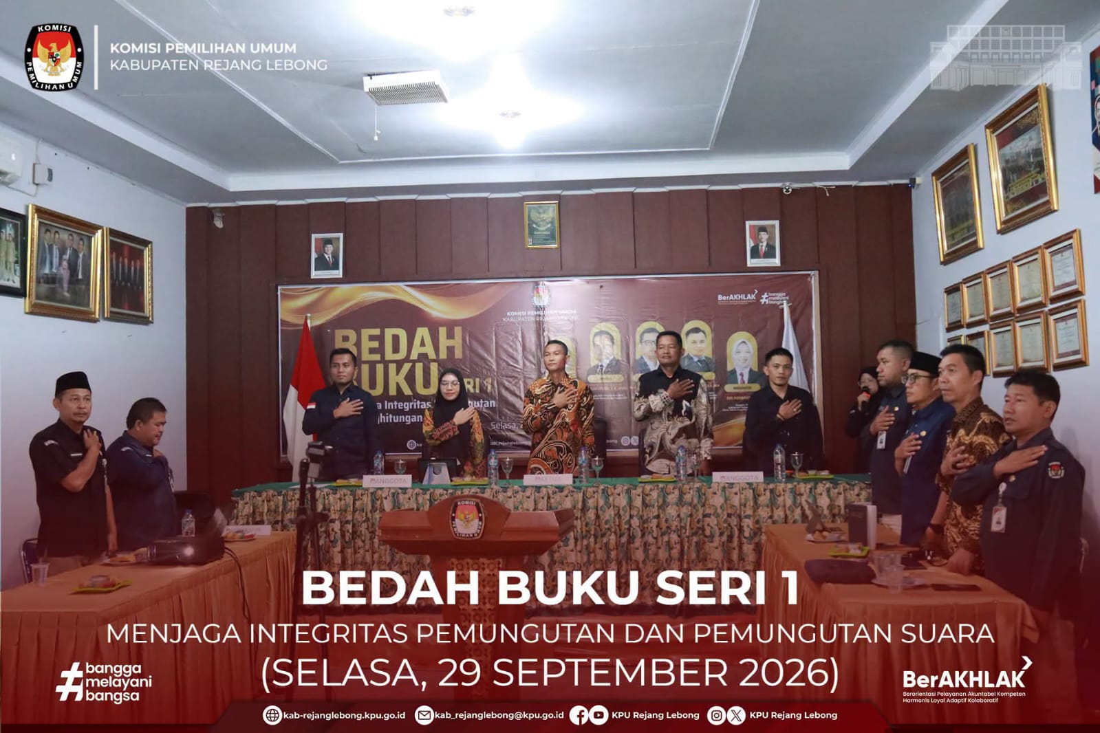 Bedah buku seri 1 menjaga integritas pemungutan suara